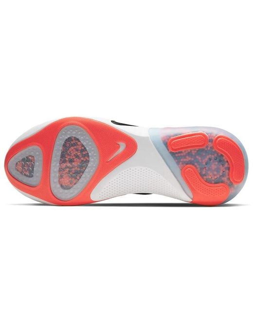 Nike White Joyride Run Fk 'Bright Cimson' for men
