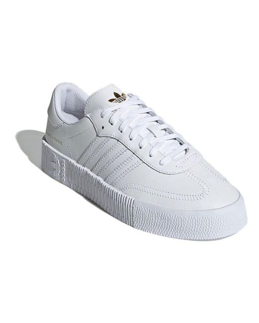 Adidas White (Wmns) Sambarose Metallic'
