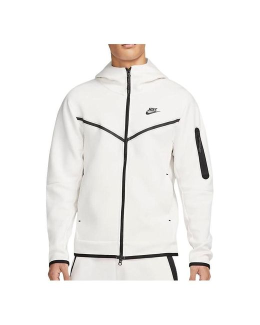 Nike White Sportswear Tech Fleece Full-zip Hoodie for men