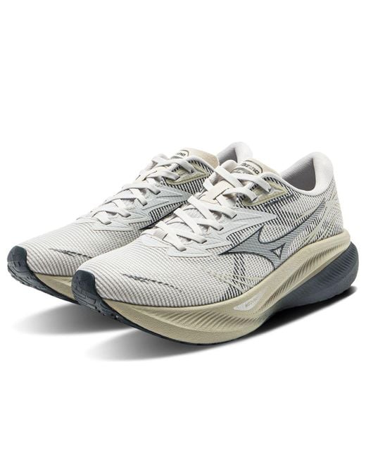Mizuno White Pi Plus 'Cream' for men