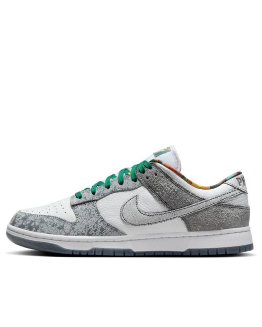 Nike Gray Dunk Low Retro Premium 'Philly' for men