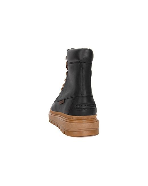 Timberland Black (Wmns) Ray City Moc Toe Chukka Boots Regenerative Leather'