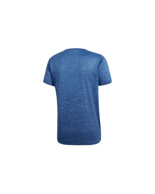 Adidas Blue Freelift Gradi Training Sports Short Sleeve for men