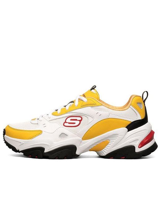 Skechers One Punch Man X Stamina V2 Low-top Running Shoes  White/black/yellow | Lyst