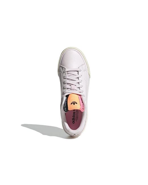 Adidas White (Wmns) Originals Court Tourino 'Almost'