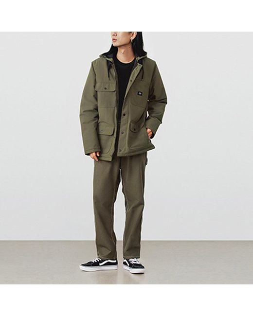 Vans Green Drill Chore Coat for men