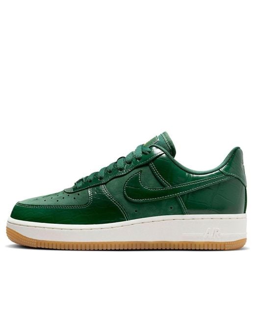 Nike Green (Wmns) Air Force 1 Low 'Patent Croc'