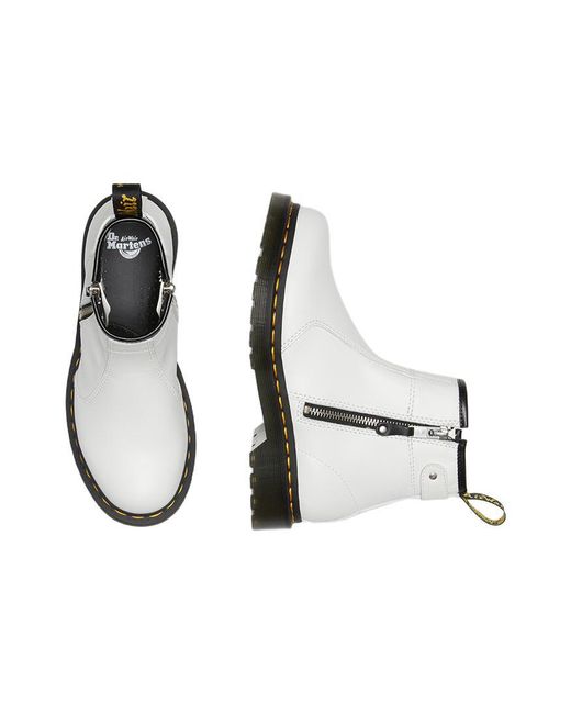Dr. Martens White (Wmns) 2976 Twin Zip Boots