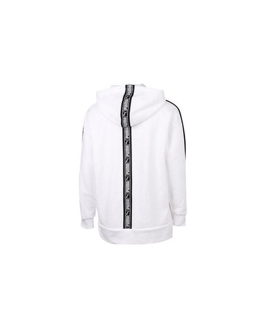 PUMA White (Wmns) Full-Zip Sleeve Striped Jacket