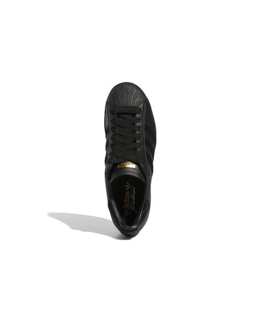 Adidas Black Kader Sylla X Superstar Adv 'Monochrome' for men