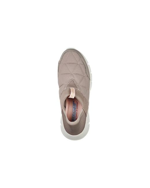 Skechers Gray (Wmns) Bobs B Flex-Mighty Puff 'Wonder Mauve'