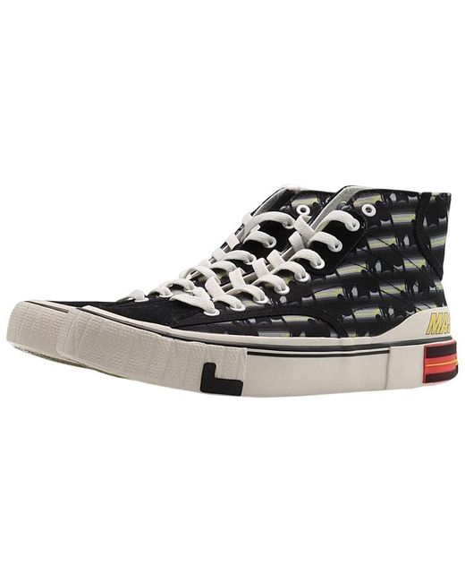 Li-ning Black Superwave Canvas Hi for men