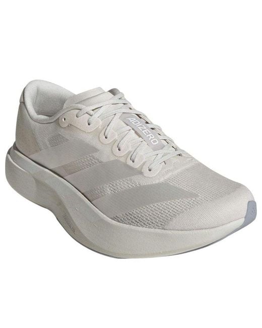 Adidas White Adizero Evo Sl for men