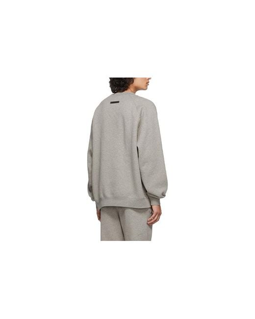 Fear Of God Gray Fw21 Pullover Crewneck Dark Heather for men