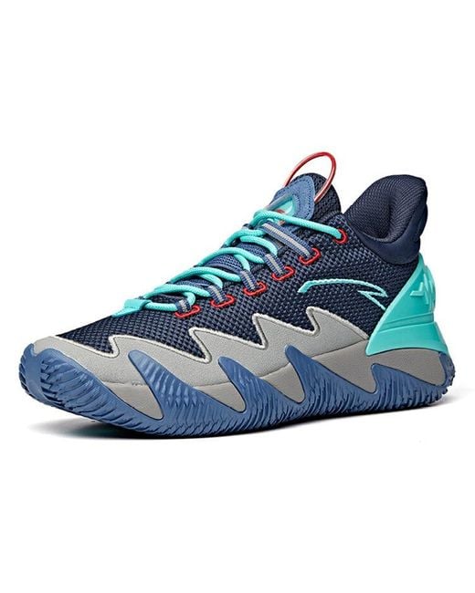 Anta Blue Basketball Shoes for men