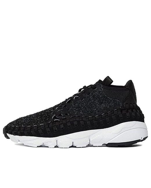 Nike Black Air Footscape Woven Chukka Qs 'Hairy Suede' for men