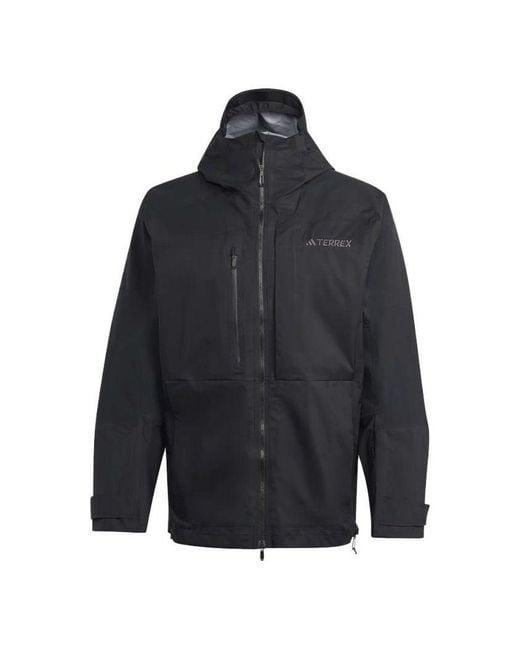 Adidas Blue Terrex Xploric Rain.Rdy Hiking Jacket for men