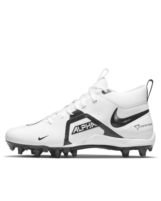 Nike White Alpha Menace Varsity 3 for men