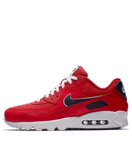 Nike Red Air Max 90 Essential 'University' for men