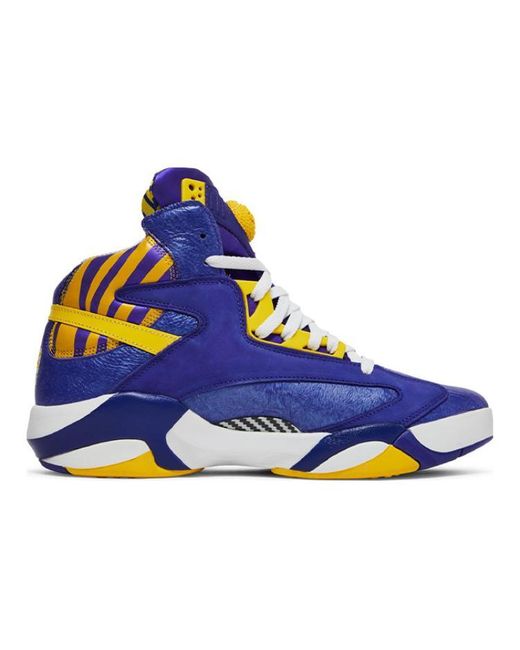 Reebok Blue Shaq Attaq Retro 'Lsu' for men