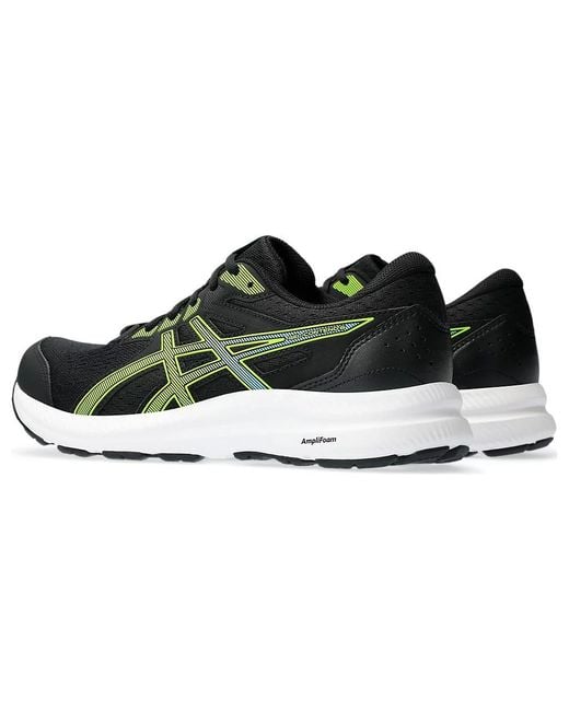 Asics Black Gel-Contend 8 Electric Lime' for men