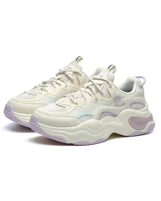 Fila White (Wmns) Bubble Sneakers Lilac'