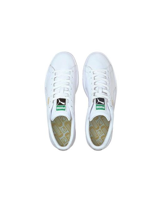PUMA White Basket Classic 21 for men