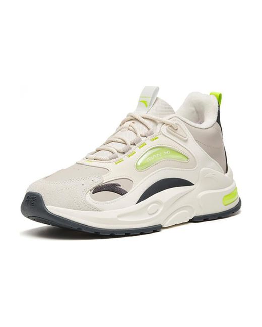 Anta White Millennium 5.0 Lime' for men