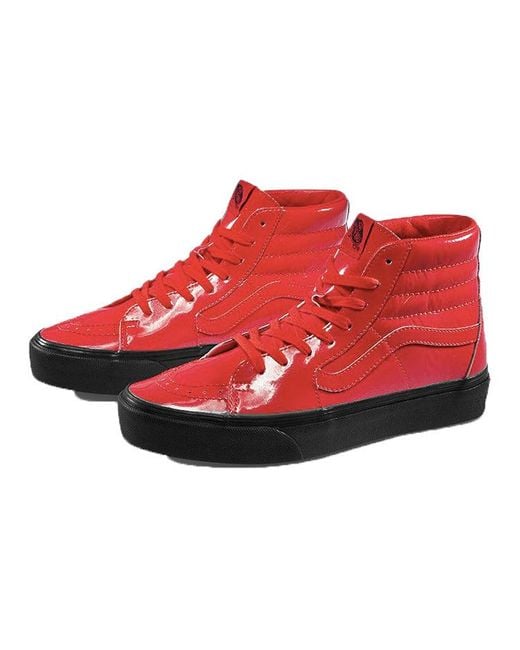 Vans Red X David Bowie Sk8-Hi Platform 2 'Ziggy Stardust' for men