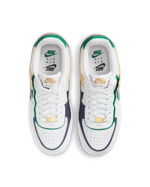 Nike Blue (Wmns) Air Force 1 Shadow Malachite Sesame'