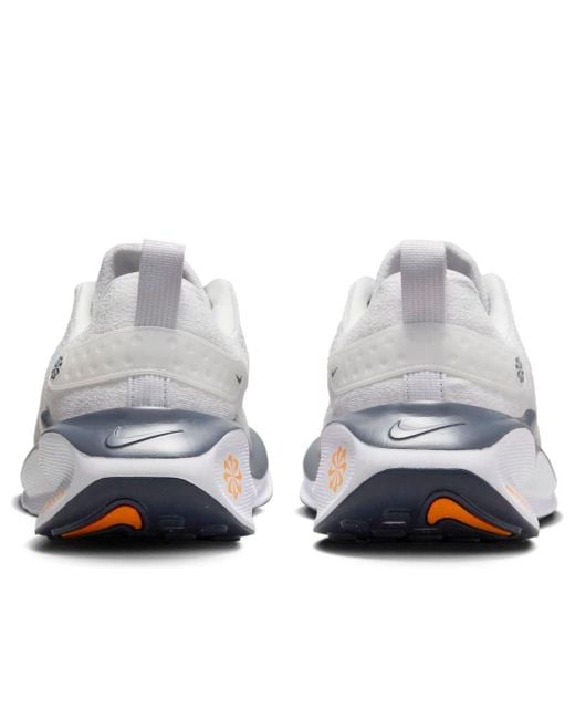 Nike White Infinityrn 4 Road Running Shoes for men