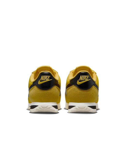 Nike Yellow Cortez Textile Shoes