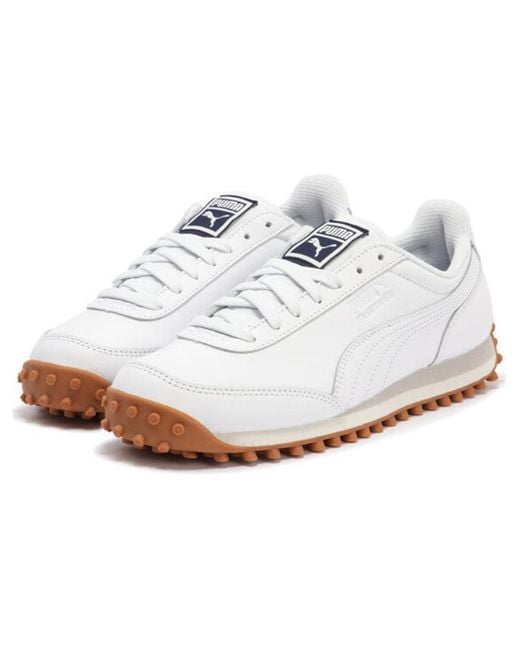 PUMA White Fast Rider Pack Tan'