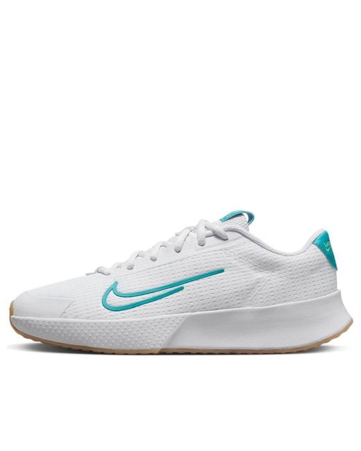 Nike White (Wmns) Court Air Zoom Vapor 11 Lime Blast'