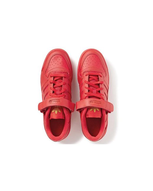 Adidas Red Forum Low Shoes 'University' for men