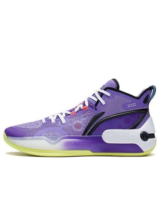 Li-ning Purple Yushuai 16 Mid for men