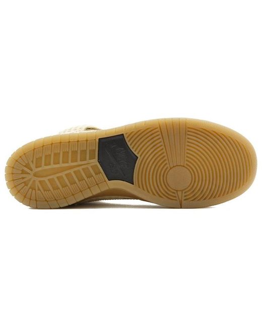 Nike Natural Sb Dunk High Premium Hemp 'Waffle' for men