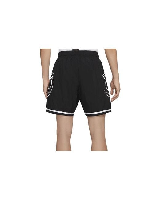Nike Black Paris Saint-Germain Basketball Sports Shorts for men