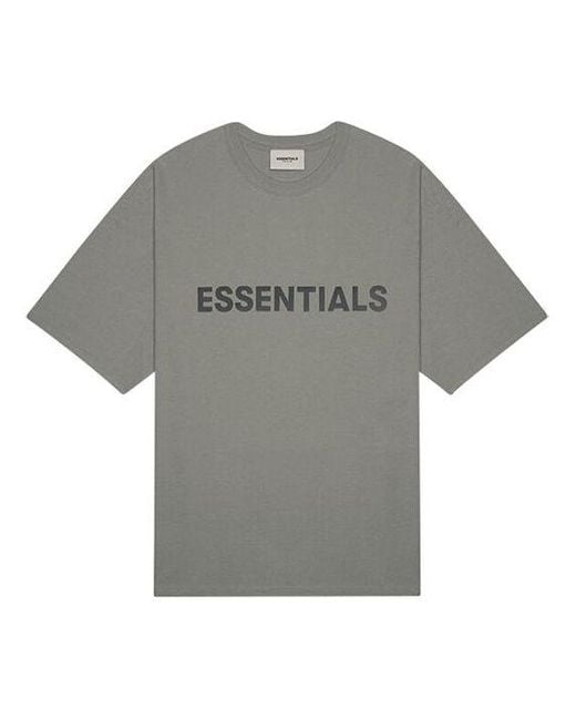 Fear Of God Gray Ss20 Graphic Logo T-Shirt 'Charcoal' for men
