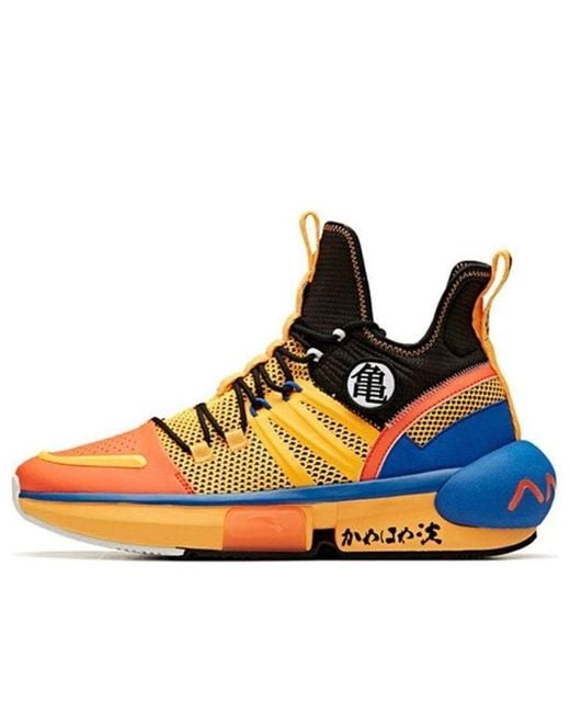 Anta Blue X Dragon Ball Super Basketball Shoes 'Goku Super Saiyan' for men