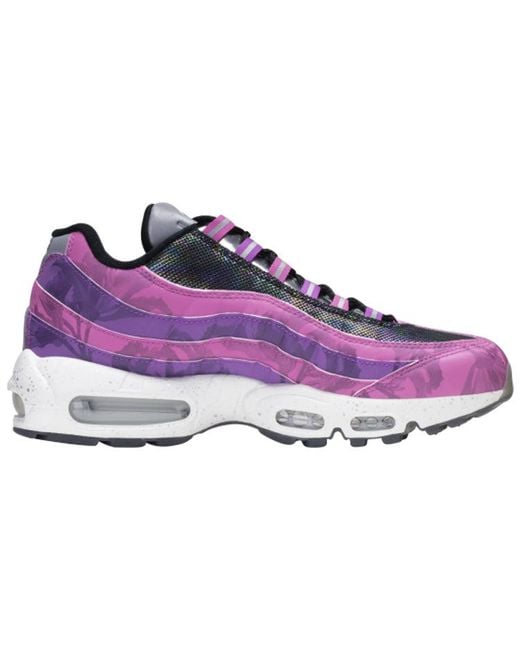 Nike Purple Air Max 95 Premium 'Flame Powder' for men