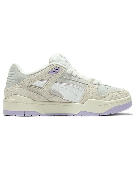 PUMA White X 8Enjamin Slipstream Sneakers 'Vapor' for men