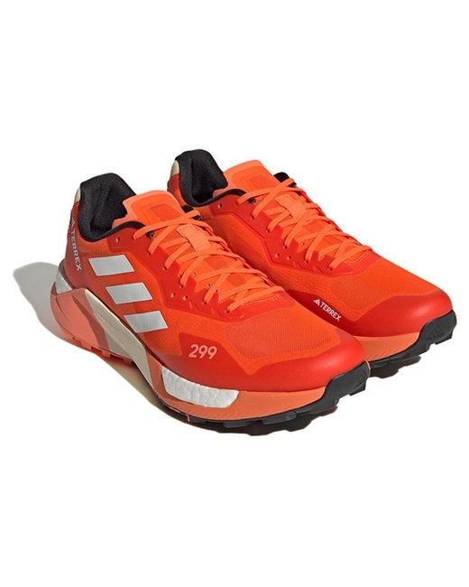 Adidas Red Terrex Agravic Ultra Trail for men