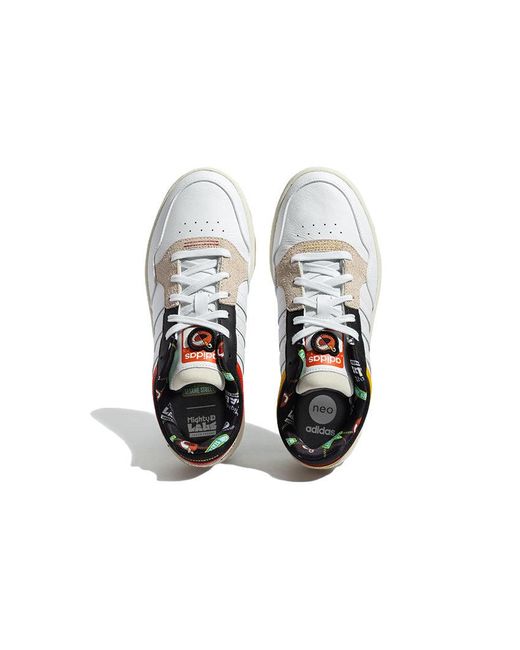 Adidas White Neo Hoops 3.0 X Sesame Street X Jf for men