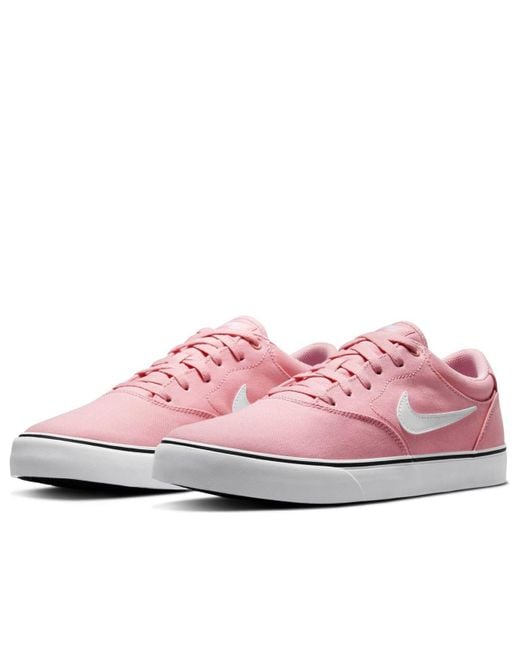 Nike Pink Chron 2 Canvas Sb Glaze' for men