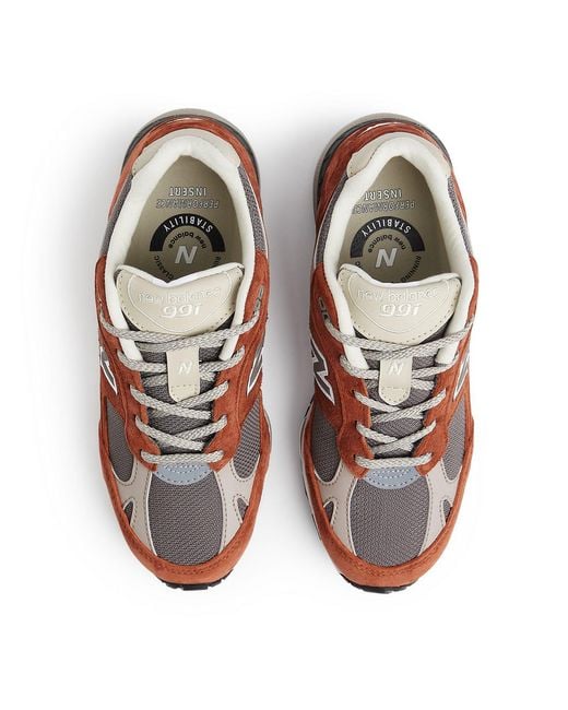 New Balance Brown (Wmns) 991V1 Underglazed Made