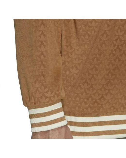 Adidas Brown Originals Funnel Velour for men