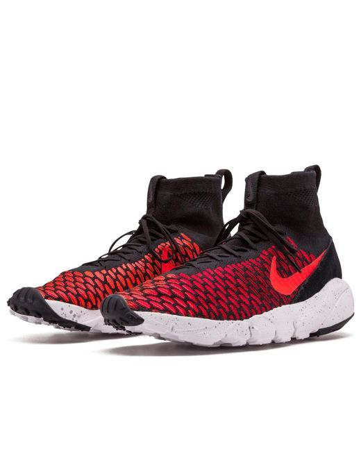 Nike Red Air Footscape Magista Flyknit Gym' for men