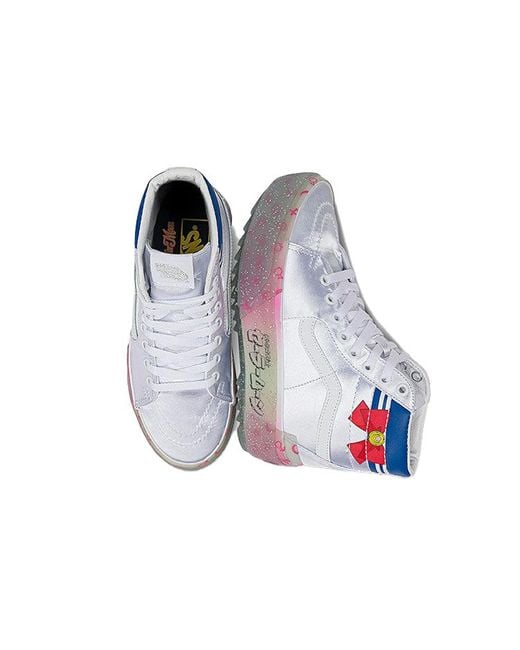 Vans White Sailor Moon X Sk8-Hi Stacked 'Pretty Guardian