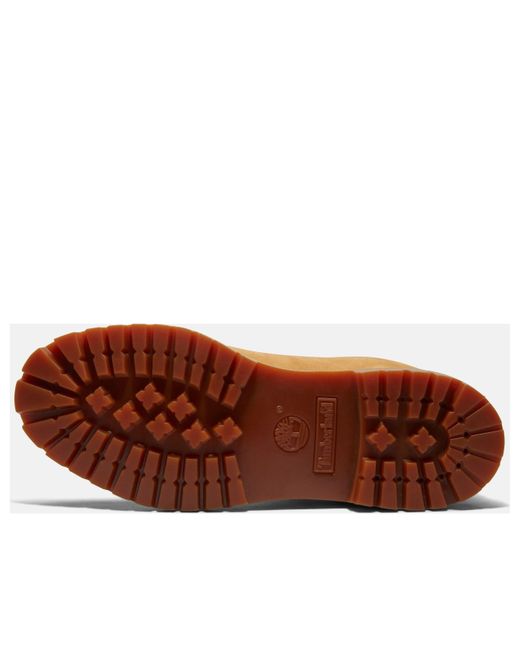 Timberland Brown Premium 6 Inch Waterproof Boots 'Wheat Nubuck' for men